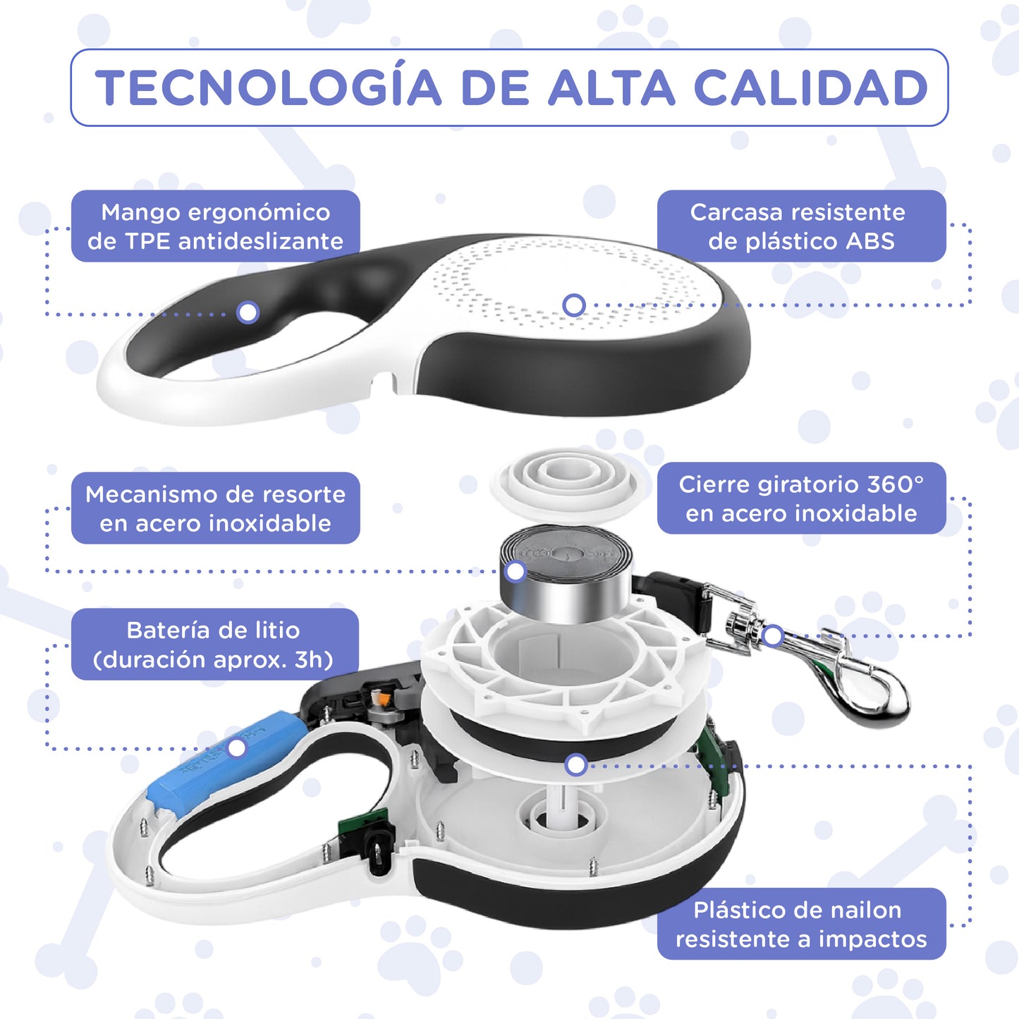 Correa Extensible- AntiTirones 3 en 1