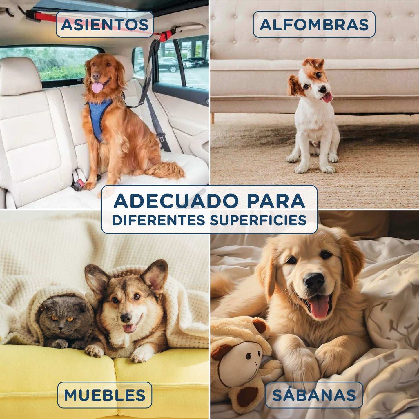 Quitapelos Portátil Perros y Gatos