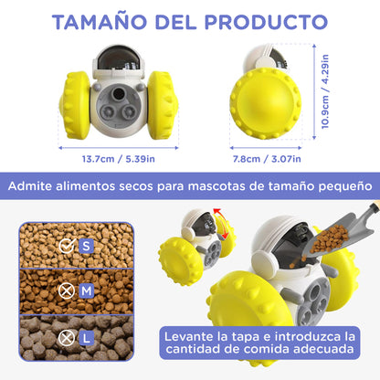 Robot con Fugas - Juguete Interactivo (Amarillo)