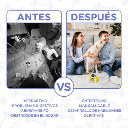 Robot con Fugas - Juguete Interactivo (Amarillo)