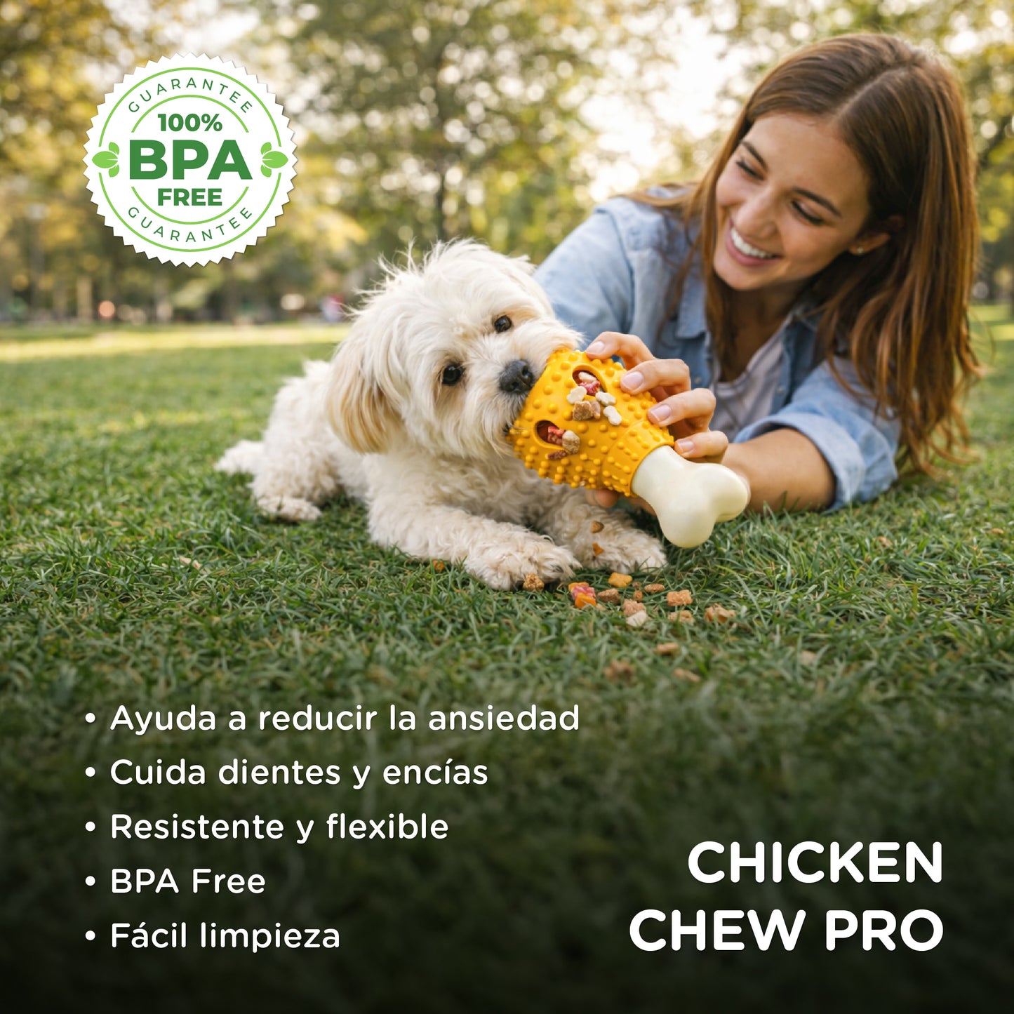 Chicken ChewPro - Juguete interactivo para perros