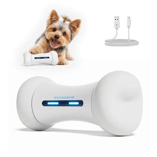 Wickedbone - Juguete interactivo premium para perros pequeños y medianos