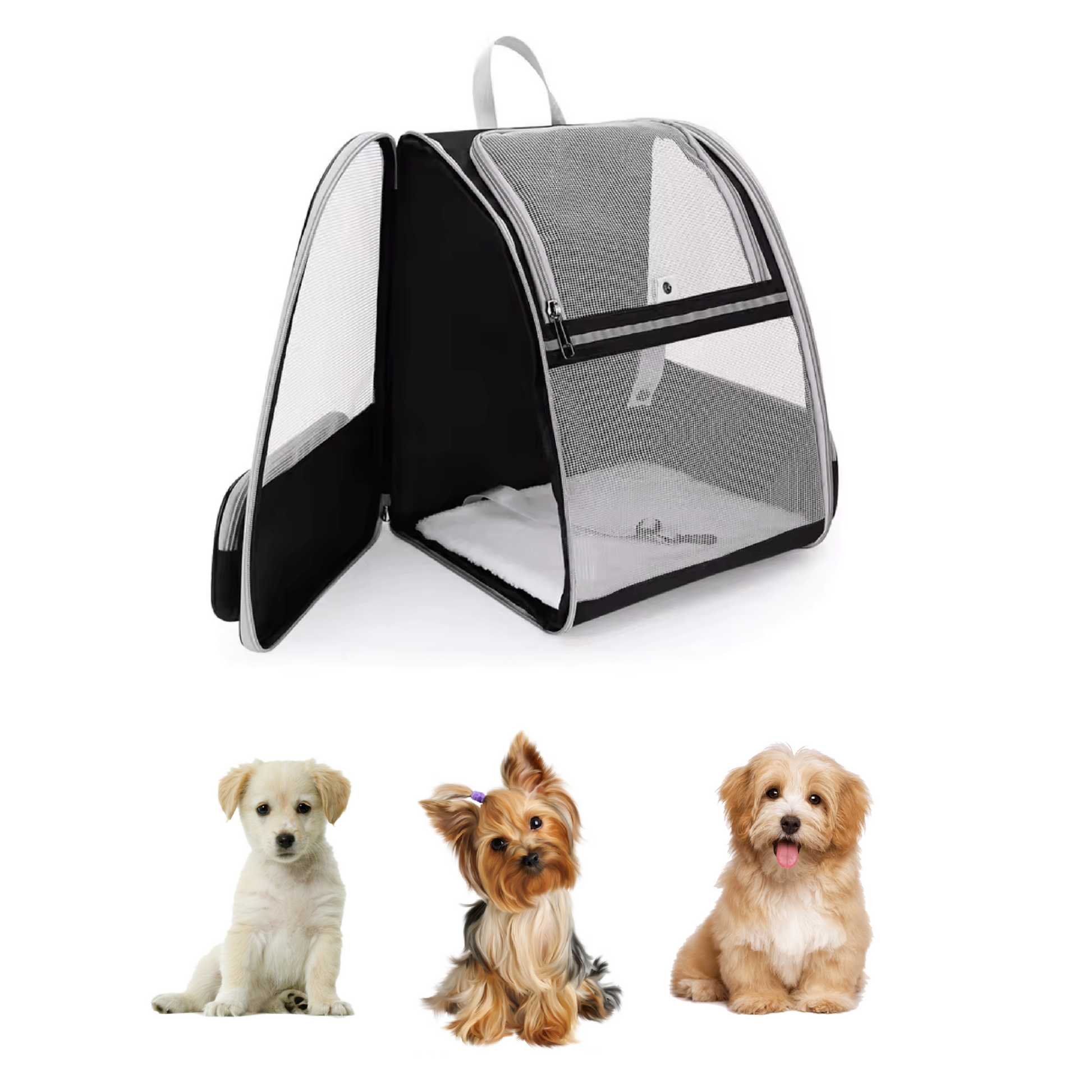 Transportin Atlas Car Transportin Perros Medianos 39x60x40 Cm