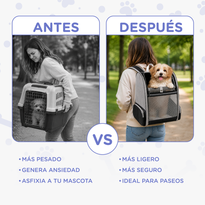 Mochila Transportín de Perros (hasta 10kg)