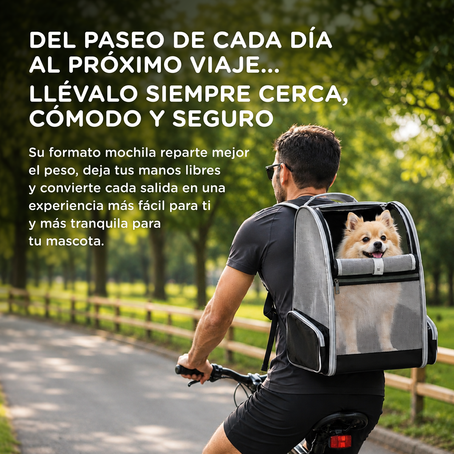 Mochila Transportín de Perros (hasta 10kg)