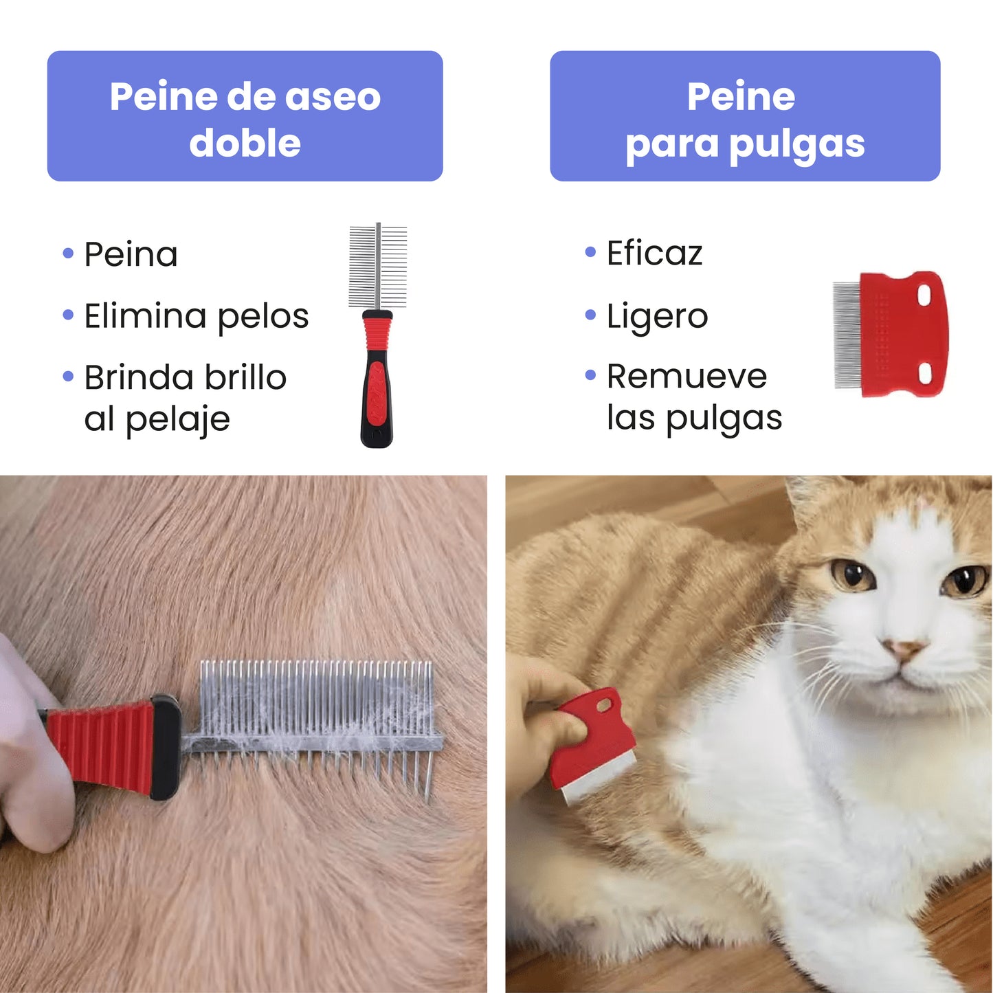 Kit de Aseo Rojo Daybreak Pet 8 en 1