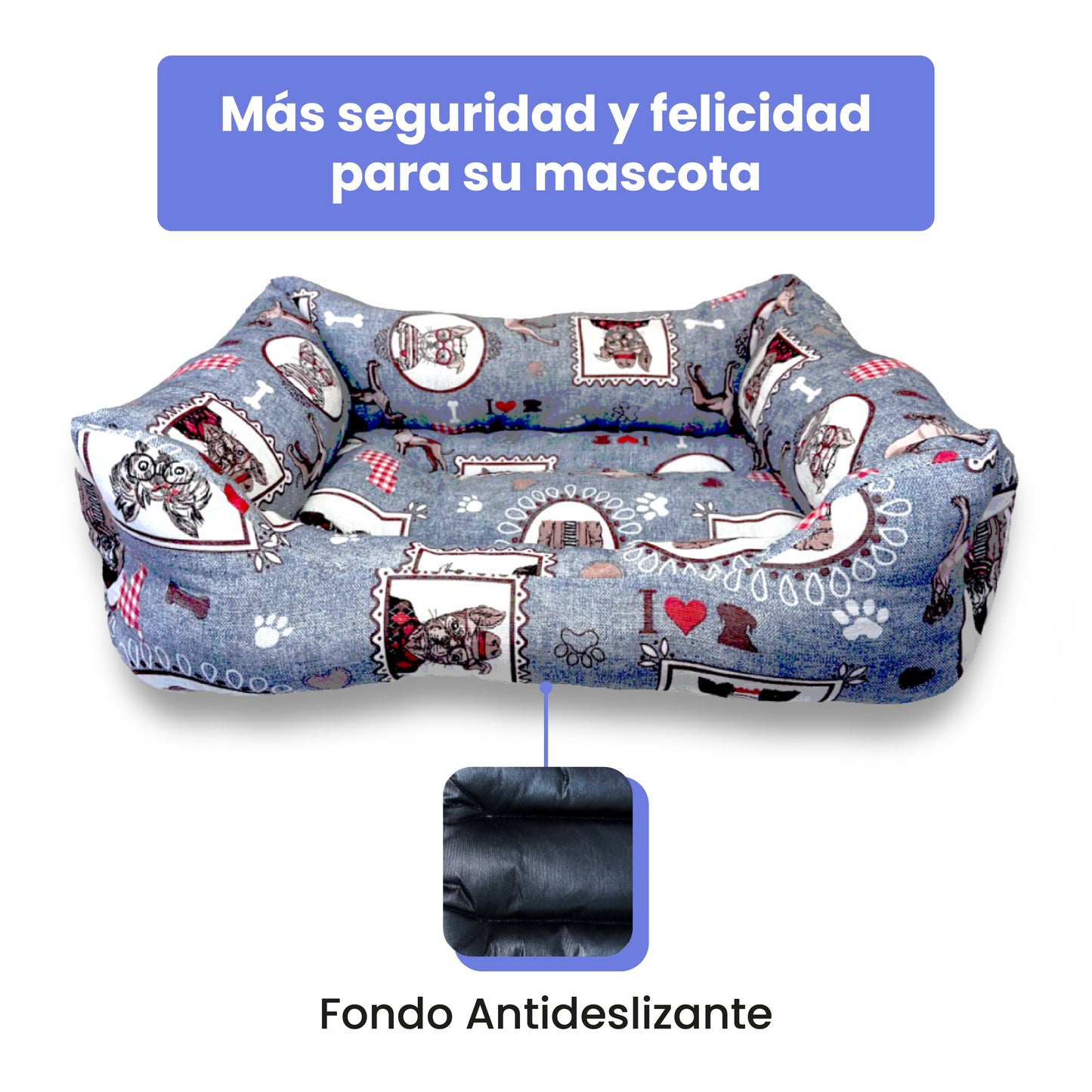 Cama para perros (grandes, medianas y pequeñas)