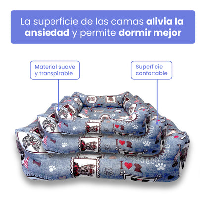 Cama para perros (grandes, medianas y pequeñas)