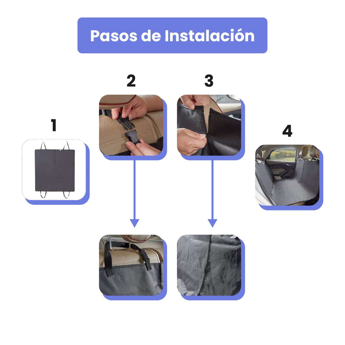 Funda Protectora de Tapicería para Viajar con Mascotas