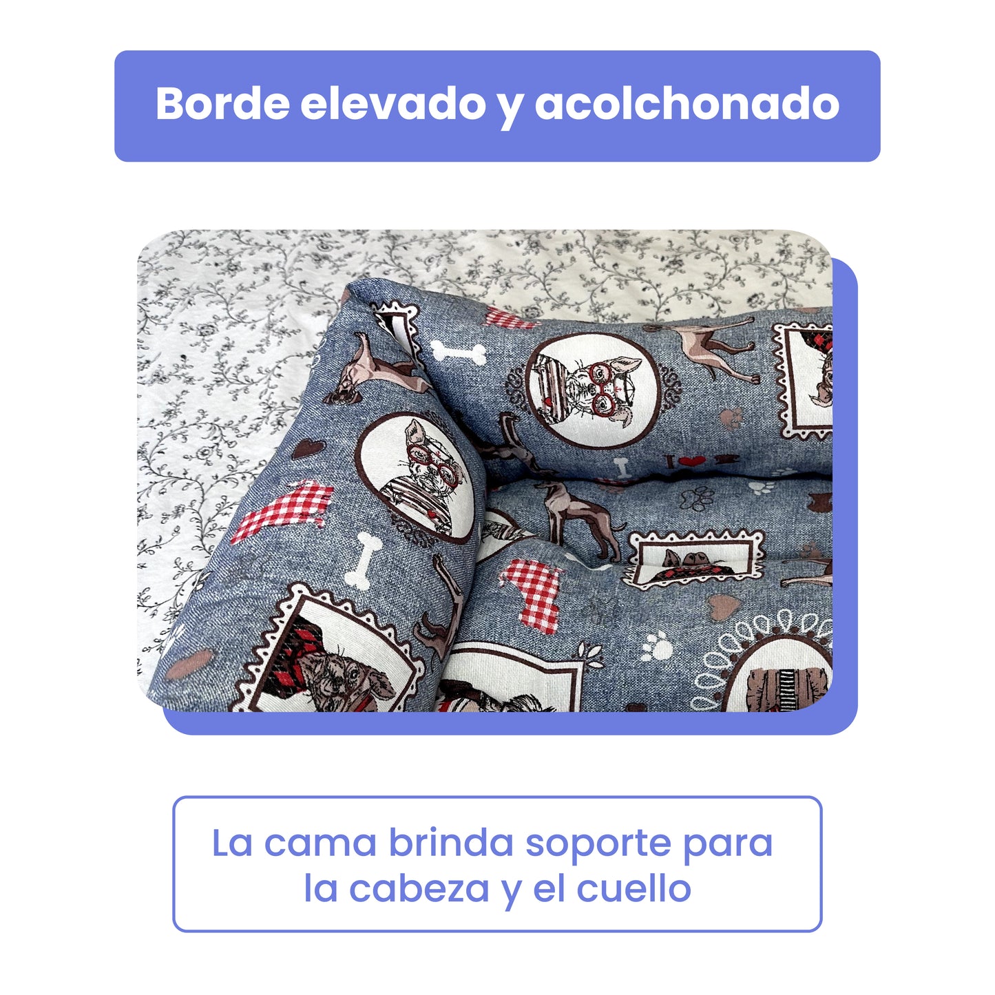 Cama para perros (grandes, medianas y pequeñas)